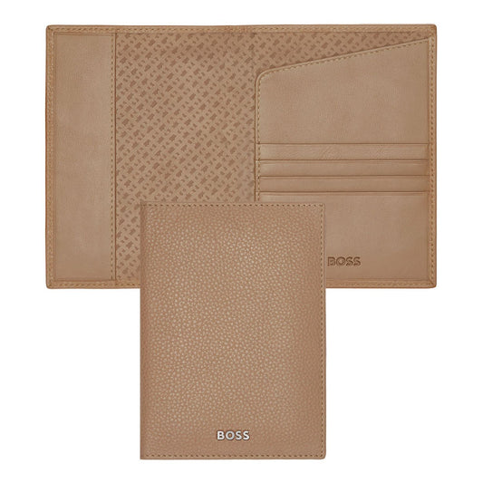 Hugo Boss Reisebrieftasche Classic Grained Camel