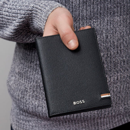 Hugo Boss Reisebrieftasche Iconic Black