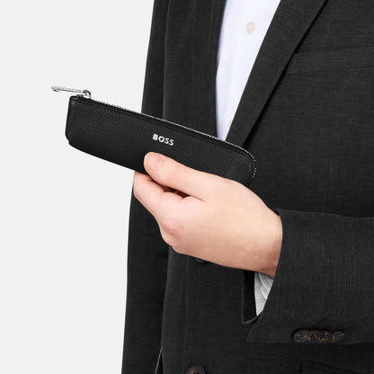 Hugo Boss Schreibgeräteetui Classic Grained Black