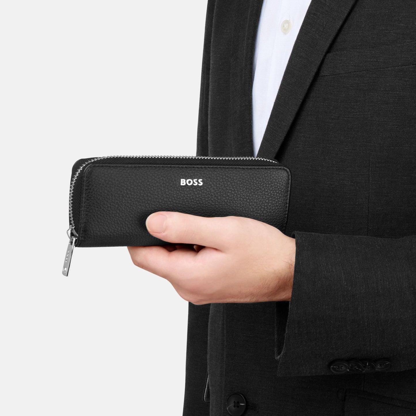 Hugo Boss Schreibgeräteetui Classic Grained Black