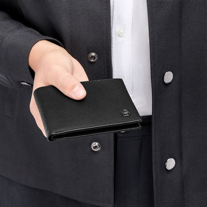 Hugo Boss Brieftasche Double B Saffiano Black