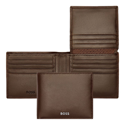 Hugo Boss Brieftasche mit Klappe Classic Smooth Brown