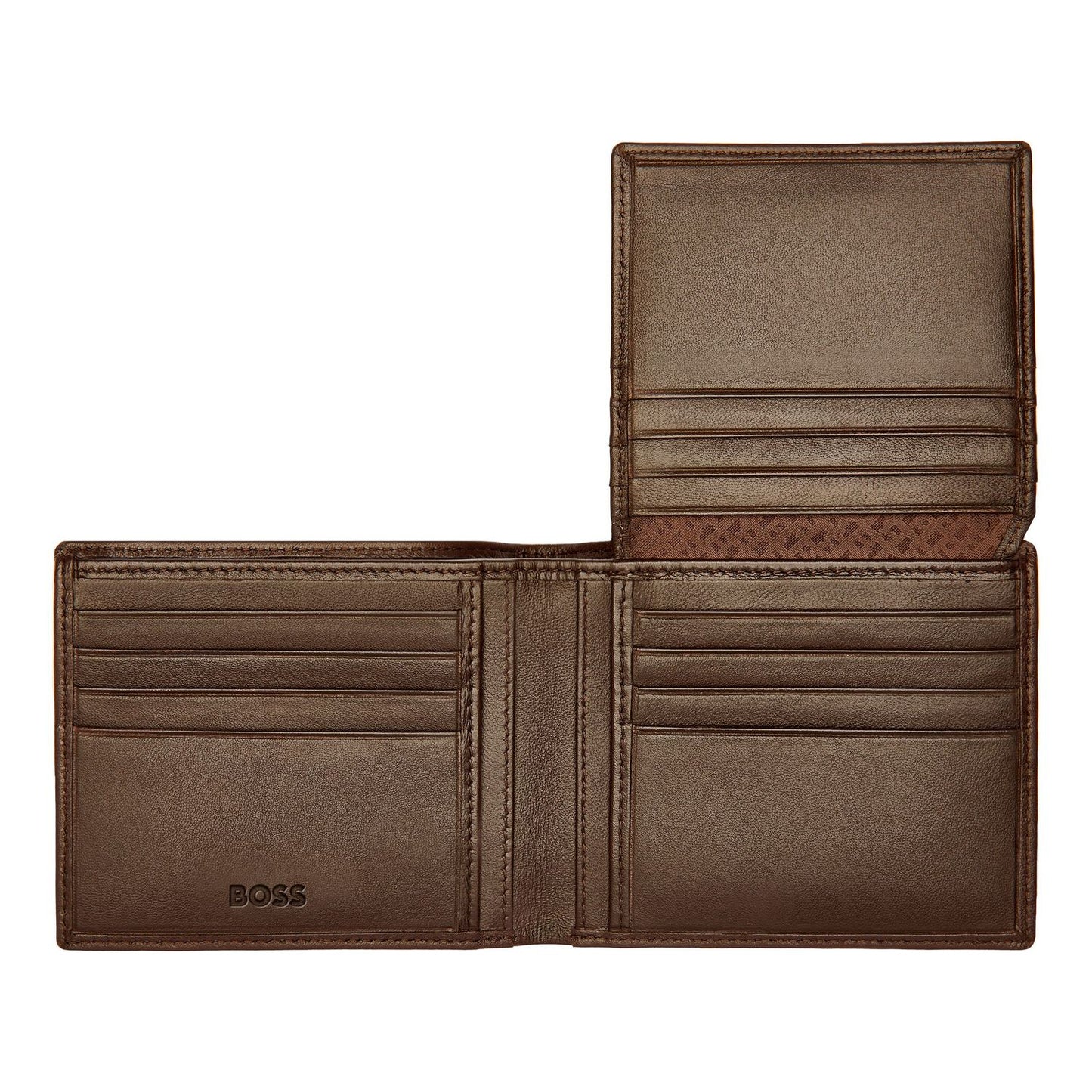Hugo Boss Brieftasche mit Klappe Classic Smooth Brown