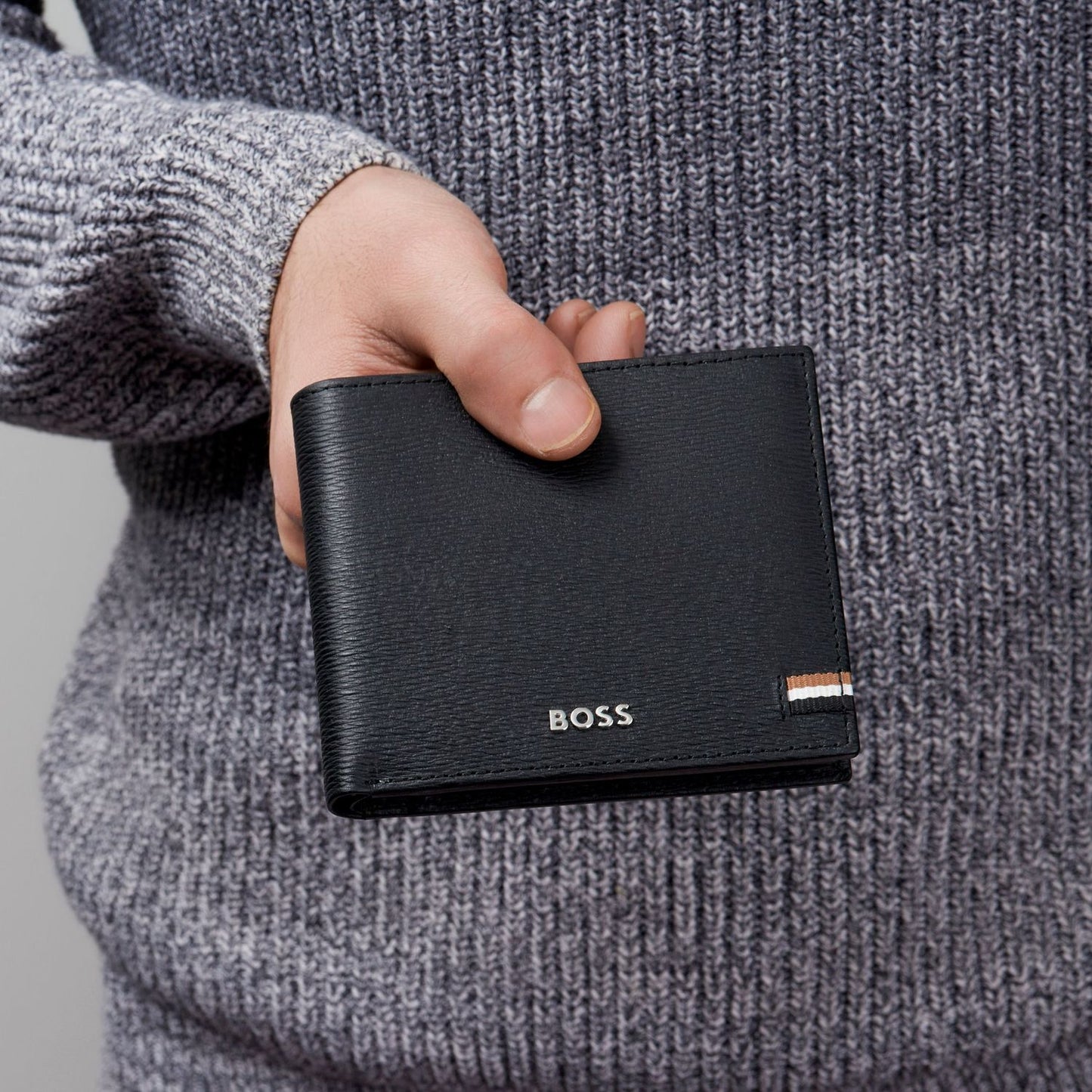 Hugo Boss Brieftasche mit Klappe Iconic Black