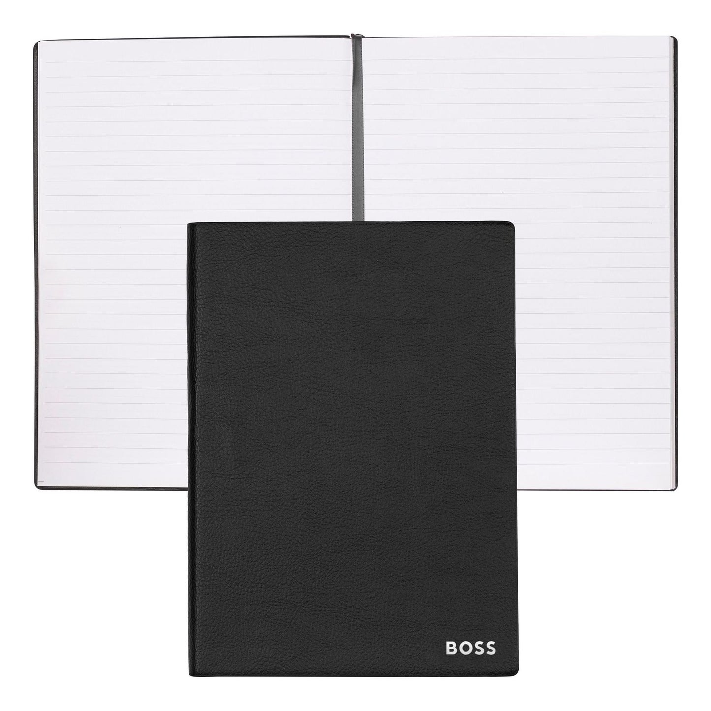 Hugo Boss Notizblock A5 Essential Black Lined