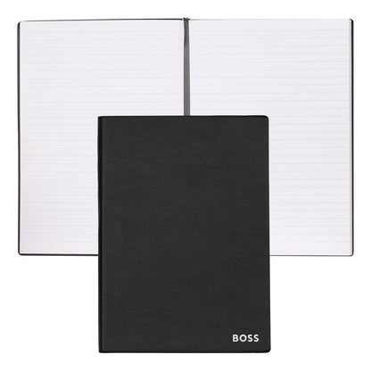 Hugo Boss Notizblock A5 Essential Black Lined
