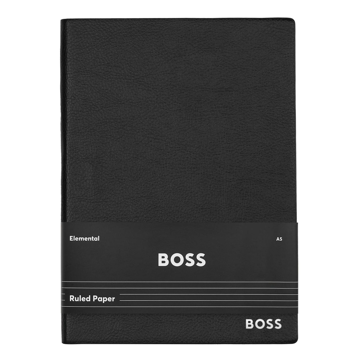 Hugo Boss Notizblock A5 Essential Black Plain