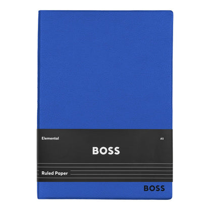 Hugo Boss Notizblock A5 Essential Blue Plain