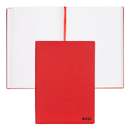 Hugo Boss Notizblock A5 Essential Red Lined
