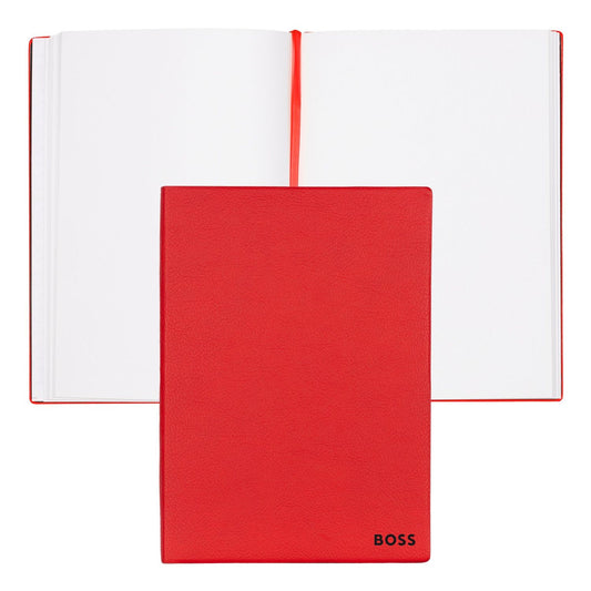 Hugo Boss Notizblock A5 Essential Red Lined