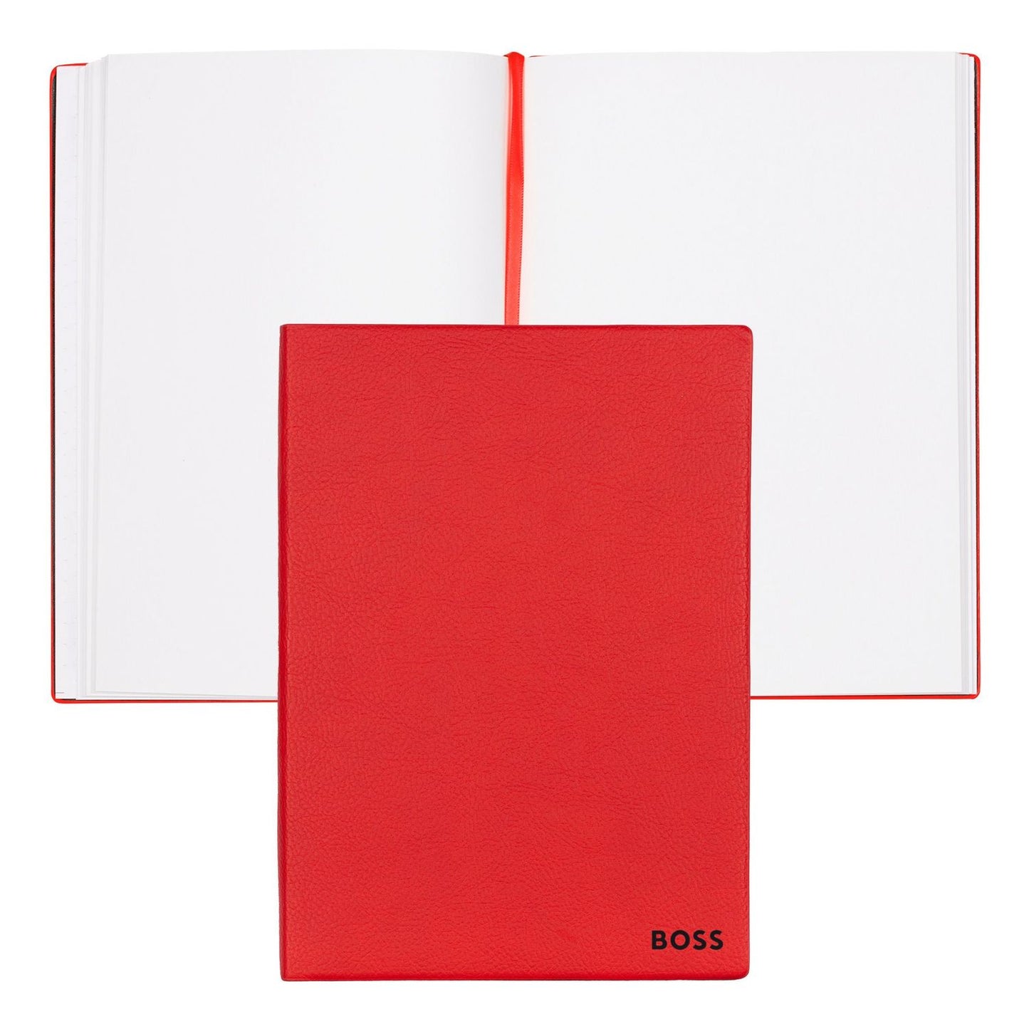 Hugo Boss Notizblock A5 Essential Red Plain