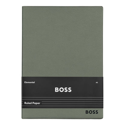 Hugo Boss Notizblock A5 Essential Khaki Lined