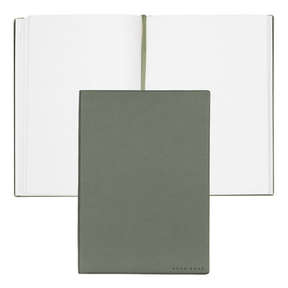 Hugo Boss Notizblock A5 Essential Storyline Khaki Plain