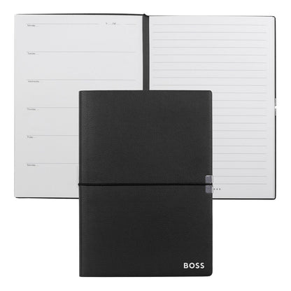 Hugo Boss Notizblock A5 Elegance Black Agenda