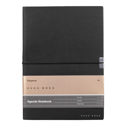 Hugo Boss Notizbuch A5 Elegance Storyline Black Agenda