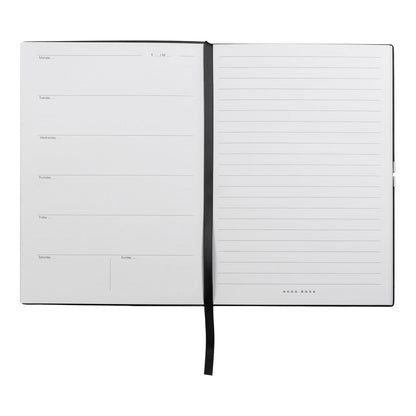 Hugo Boss Notizbuch A5 Elegance Storyline Black Agenda