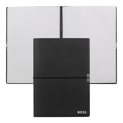Hugo Boss Notizblock A5 Elegance Black Plain