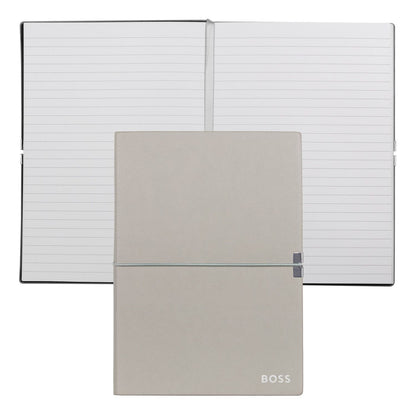 Hugo Boss Notizblock A5 Elegance Grey Lined