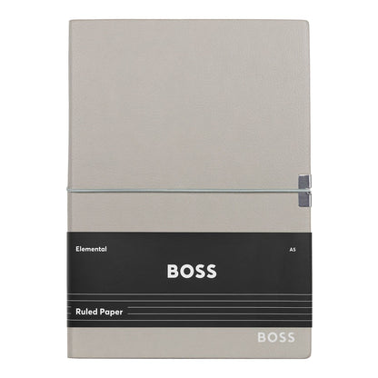 Hugo Boss Notizblock A5 Elegance Grey Lined