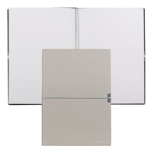 Hugo Boss Notizblock A5 Elegance Storyline Grey Plain