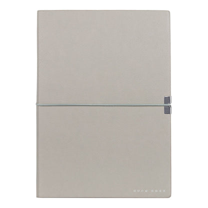 Hugo Boss Notizblock A5 Elegance Storyline Grey Plain