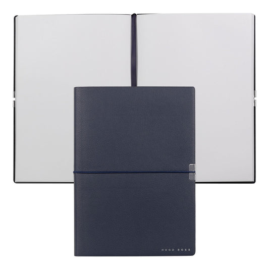 Hugo Boss Notizbuch A5 Elegance Storyline Navy Plain