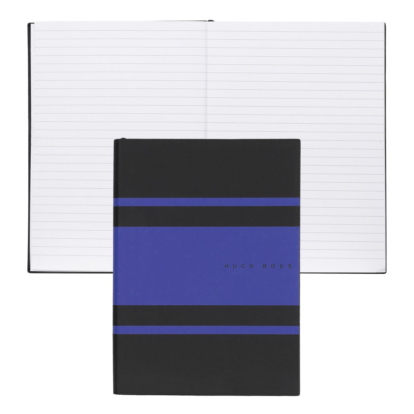 Hugo Boss Notizbuch A5 Essential Gear Matrix Blue Lined