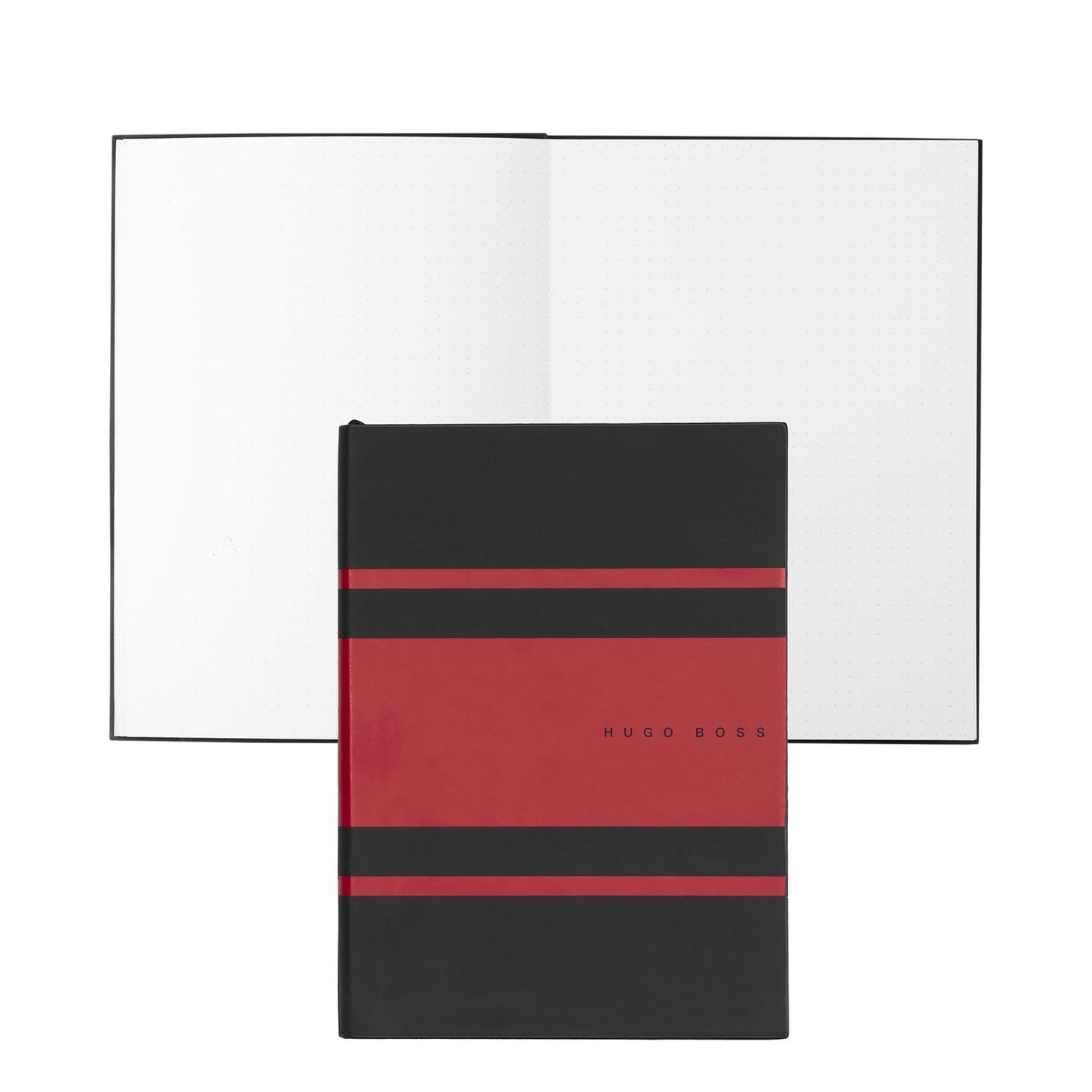 Hugo Boss Notizbuch A5 Essential Gear Matrix Red Dots
