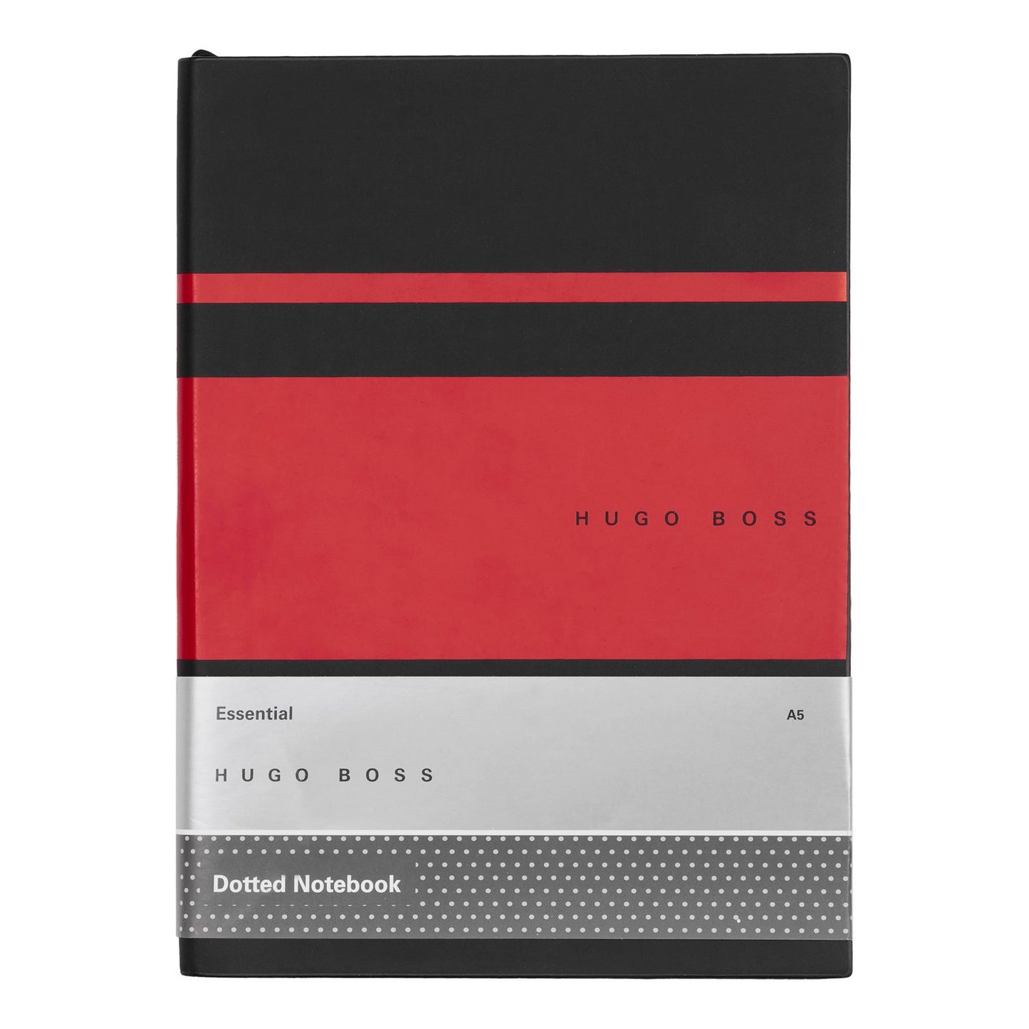 Hugo Boss Notizbuch A5 Essential Gear Matrix Red Dots