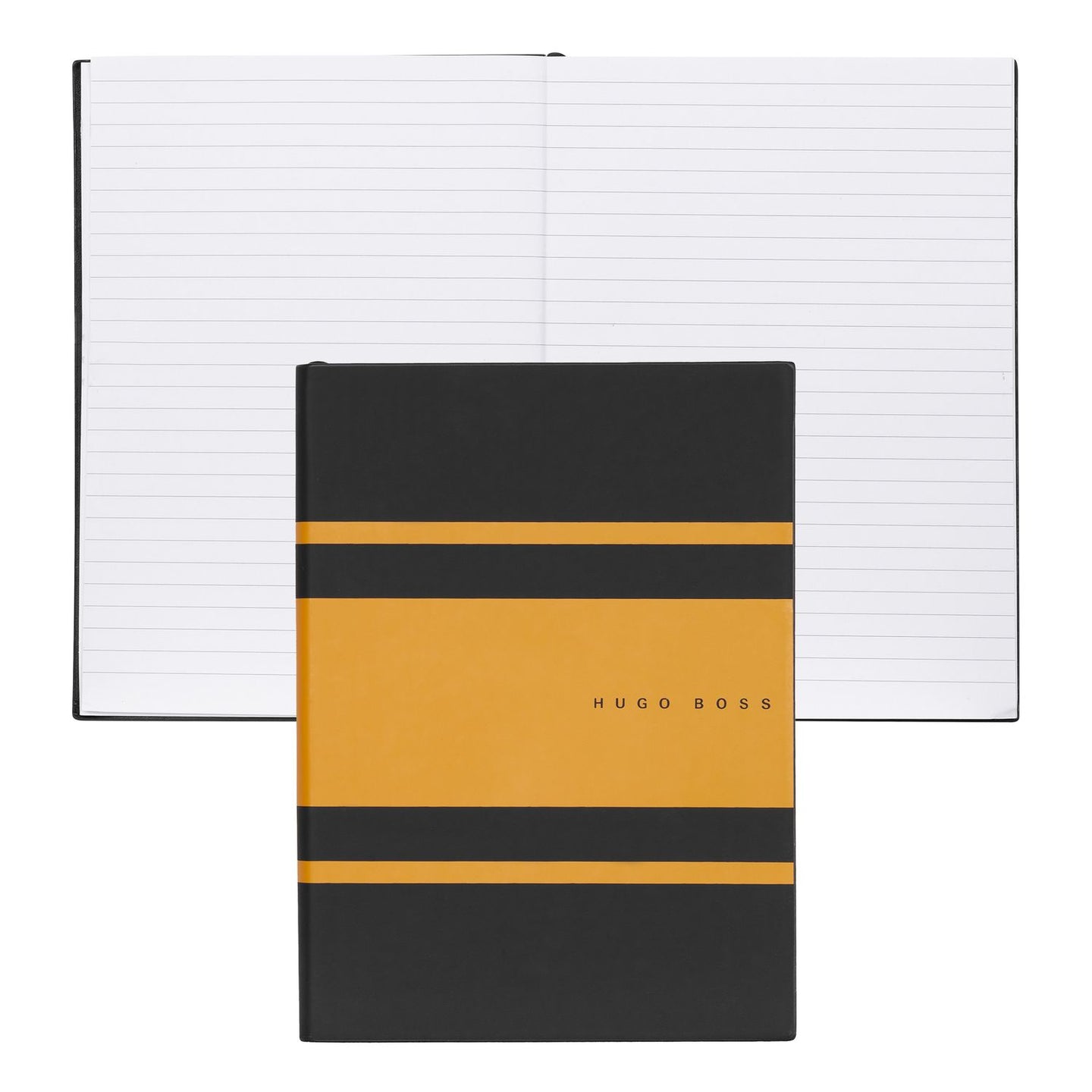 Hugo Boss Notizbuch A5 Essential Gear Matrix Yellow Lined