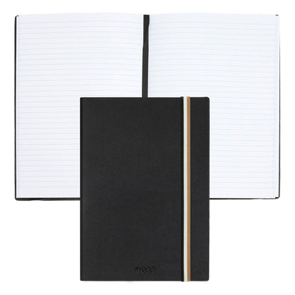 Hugo Boss Notizblock A5 Iconic Black Lined