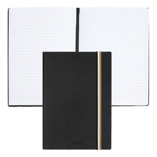 Hugo Boss Notizblock A5 Iconic Black Lined