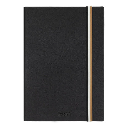 Hugo Boss Notizblock A5 Iconic Black Lined