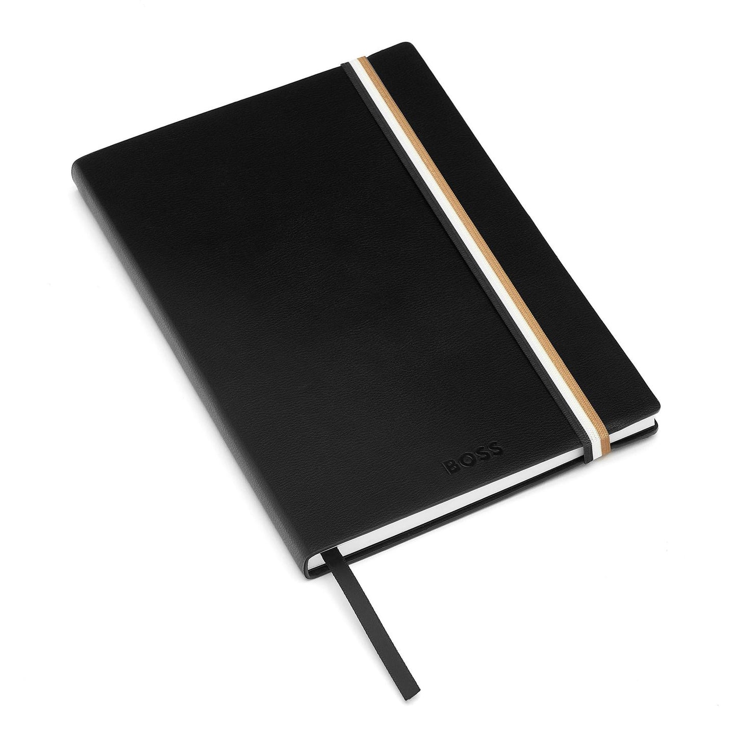 Hugo Boss Notizblock A5 Iconic Black Plain