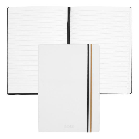 Hugo Boss Notizblock A5 Iconic White Lined