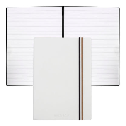 Hugo Boss Notizbuch A5 Iconic White Lined