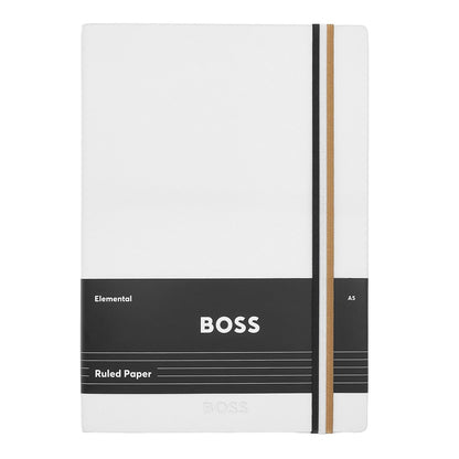 Hugo Boss Notizblock A5 Iconic White Lined
