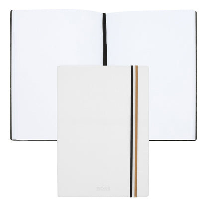 Hugo Boss Notizblock A5 Iconic White Plain