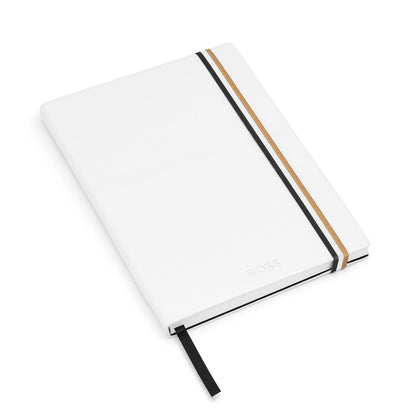 Hugo Boss Notizblock A5 Iconic White Plain