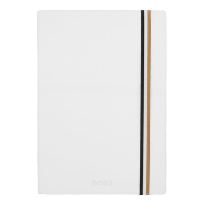 Hugo Boss Notizblock A5 Iconic White Plain
