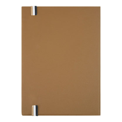 Hugo Boss Notizblock A5 Iconic Camel Plain