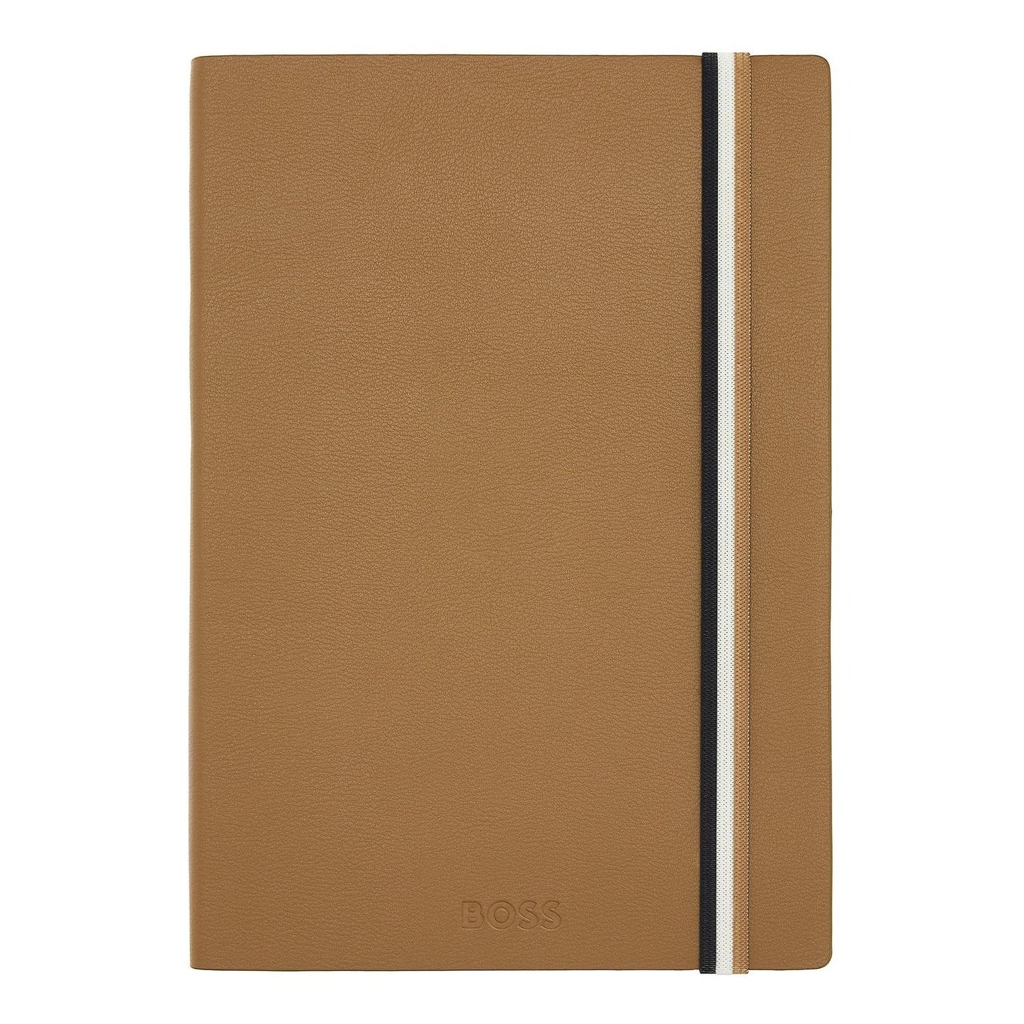 Hugo Boss Notizblock A5 Iconic Camel Plain