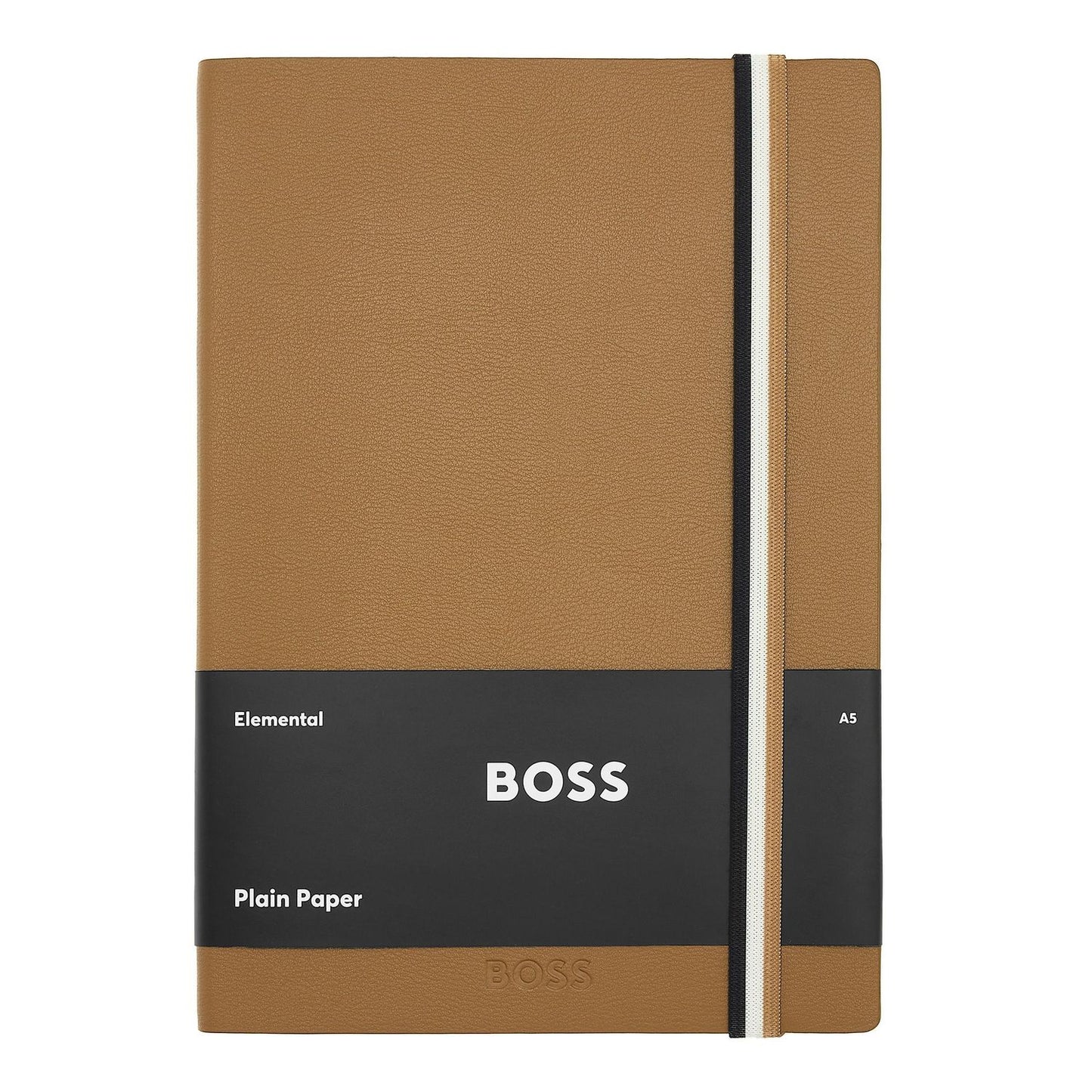 Hugo Boss Notizblock A5 Iconic Camel Plain