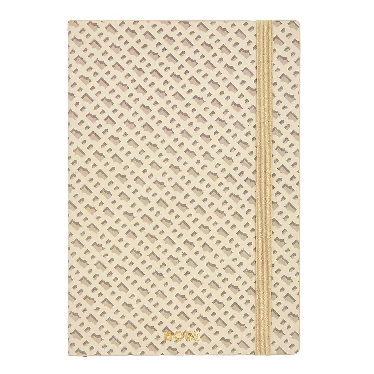 Hugo Boss A5 Notizbuch Monogram Cream Lined