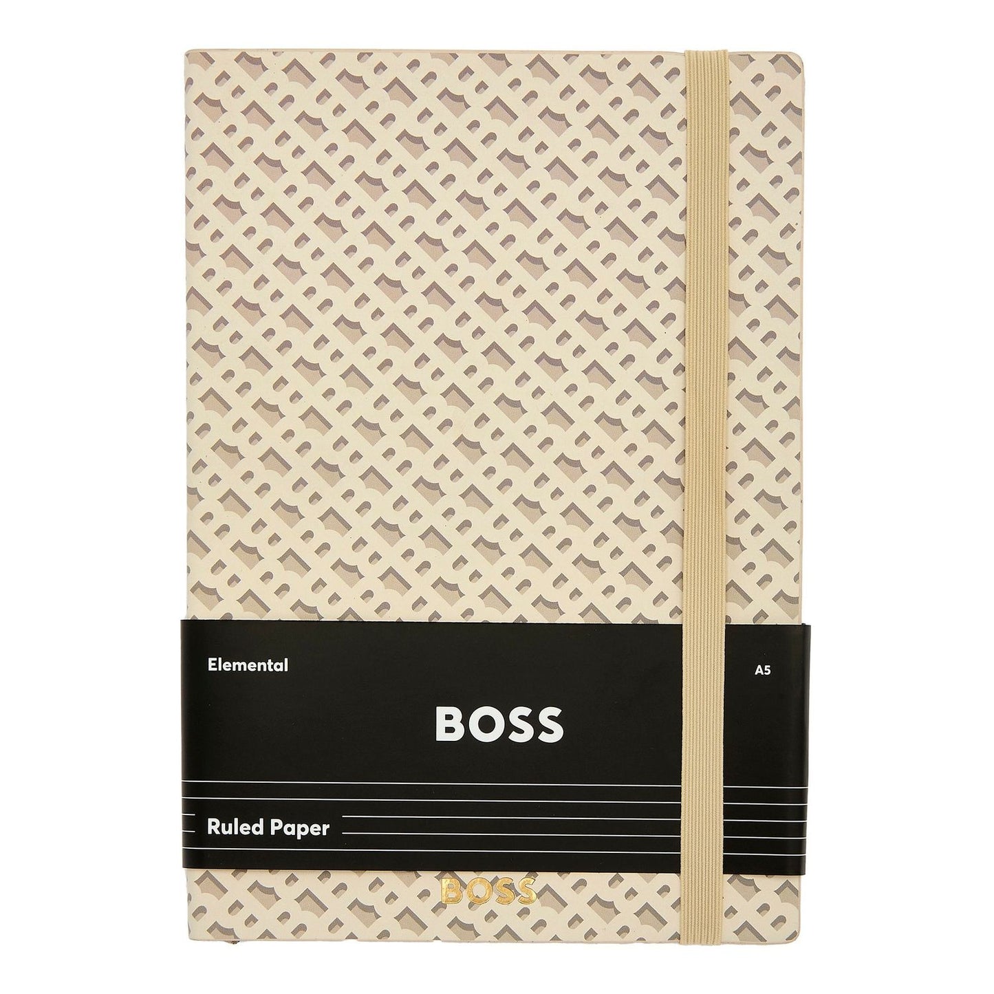 Hugo Boss A5 Notizbuch Monogram Cream Lined