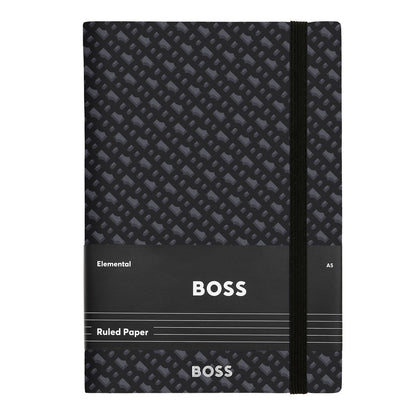 Hugo Boss A5 Notizbuch Monogram Grey Lined