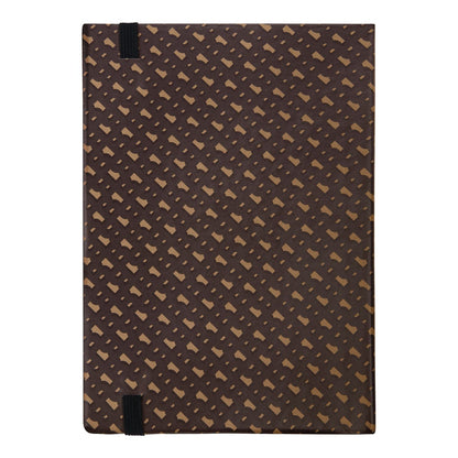Hugo Boss A5 Notizbuch Monogram Camel Lined