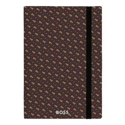 Hugo Boss A5 Notizbuch Monogram Camel Lined
