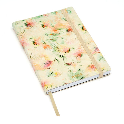 Hugo Boss A5 Notizbuch Tie-dye Flower Cream Lined