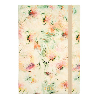 Hugo Boss A5 Notizbuch Tie-dye Flower Cream Lined